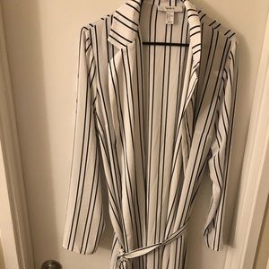 Forever 21 knee length duster coat.